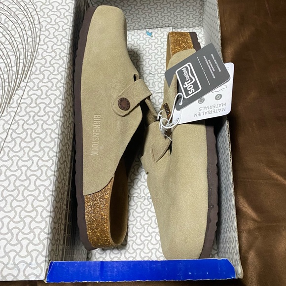 Birkenstock Clog Taupe Suede - US size 8-8.5 - Picture 10 of 12
